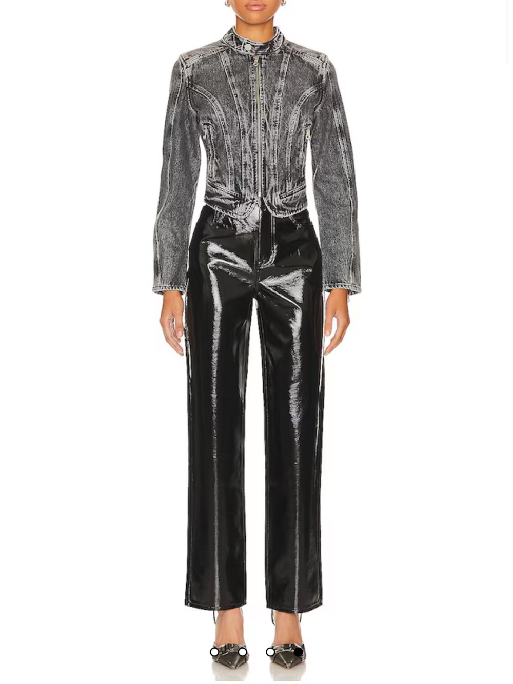 Revolve Pistola olive patent Pants
